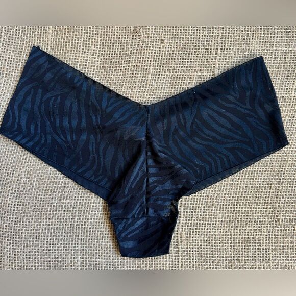 VS very sexy hip hugger cheeky panty in black zebra print size small - Picture 3 of 5